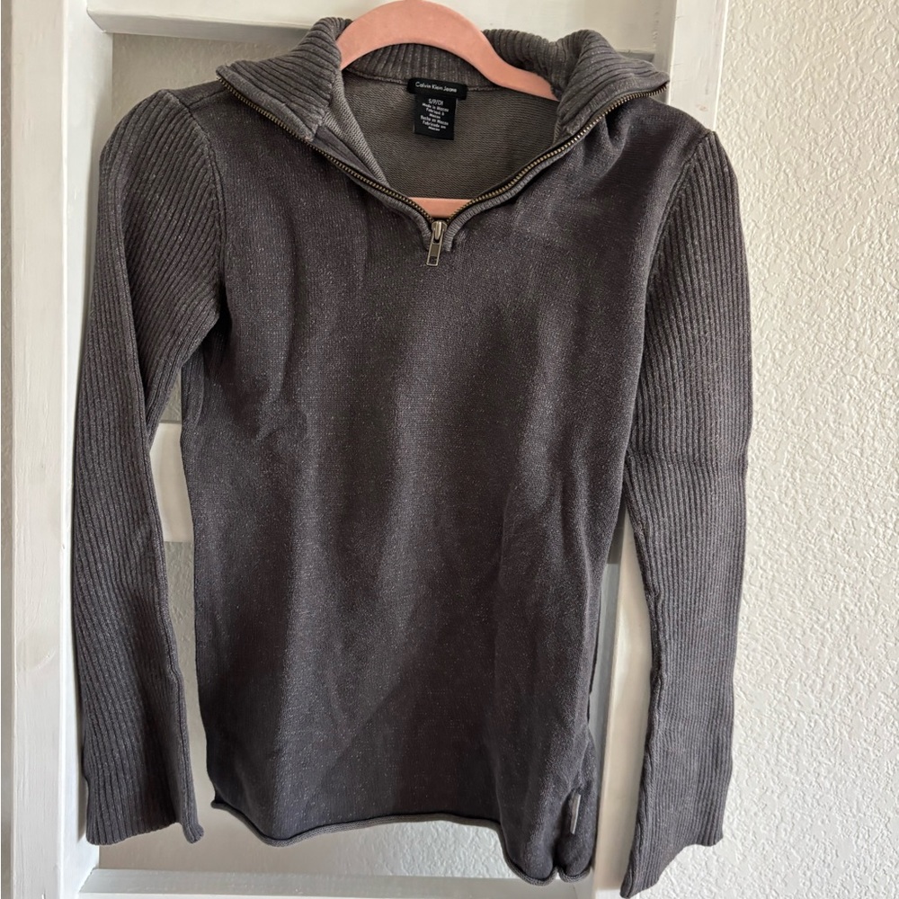 Calvin Klein quarter zip sweater